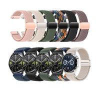 GIOPUEY Trenzada Correa para Xiaomi Watch S5 41mm, Nylon,Magnetic | Hebilla Magnética Fuerte, Correa Nylon Tejido, Ajustable, Elástico, Transpirable, Deporte, Hombre Mujer