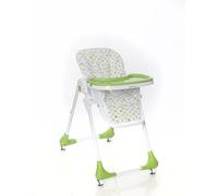 Giordani G-Snack Trona para Bebé 6 Meses - 15kg, Altura Regulable en 7 Posiciones, Respaldo y Reposapiés Reclinables, 4 Ruedas con Freno, Cierre Compacto que Ahorra Espacio y Doble Bandeja Lavable