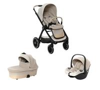 Giordani Trio Sistema Modular G-Comfort Cochecito 0-22kg | Cierre Automático, Cara a la Madre / Cara a la Marcha, Capazo y Silla de Coche con Botones Memory, Ruedas con Amortiguación