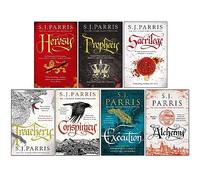 Giordano Bruno Series 7 Books Collection Set by S. J. Parris (Heresy, Prophecy, Sacrilege, Treachery, Conspiracy, Execution & [Hardcover] Alchemy)