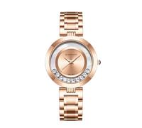 Giordano Dancing Diamonds Collection - Reloj analógico para mujer con elegante pulsera de acero inoxidable y mecanismo de 3 manecillas