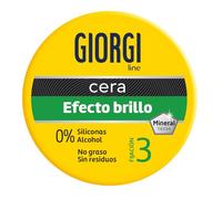 Giorgi Line - Cera con Efecto Brillo, Acabado Natural para Pelo Corto- Medio, Fijación 3 Extrafuerte - 75 ml