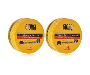 Giorgi Line - Crema Look Despeinado para un Look Depeinado, Textura y Movimiento, Acabado Natural, Flexible y Duradero, Fijación 4 Ultra- Fuerte - 125 ml (Paquete de 2)