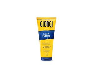 Giorgi Line - Gel Fijador Extra Fuerte 48H Gomina Fijación 3 - Viaje 50 ml | Acabado perfecto con Ionic Repair5 y sin siliconas ni residuos, apto para uso diario y todo tipo de cabellos