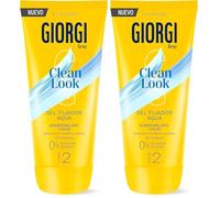 Giorgi Line Gomina Clean Look con Aceite de Argán, Gel Definidor sin Residuos 0% Siliconas, 0% Alcohol, Peinado Limpio y Pulido, Elasticidad y Fijación sin Acartonar, Fijación 2-170 ml (Paquete de 2)