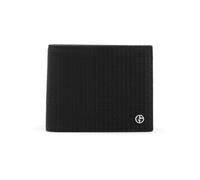 Giorgio Armani - Bifold Wallet in Embossed Leather - Accessories - Hombre - Negro - ONE SIZE -