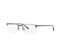 Giorgio Armani Hombre AR5010 3001 Monturas ópticas Acero Negro Transparente Cuadrada Normal