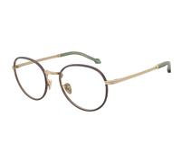Giorgio Armani Hombre AR5151J 3002 Monturas ópticas Metal Oro Transparente Pantos Normal