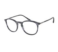 Giorgio Armani Hombre AR7125 5986 Monturas ópticas Acetato Azul Transparente Pantos Normal