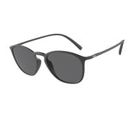 Giorgio Armani Hombre AR8186U 506081 Gafas de sol Nylon Gris Gris Cuadrada Polarizado
