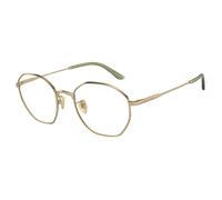 Giorgio Armani Hombre Giorgio Armani AR5139 3002 Monturas ópticas Metal Oro Transparente Cuadrada Normal