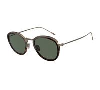 Giorgio Armani Hombre Giorgio Armani AR6068 319871 Gafas de sol Metal Tortuga Verde Redonda Normal