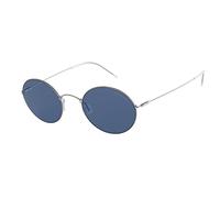 Giorgio Armani Hombre Giorgio Armani AR6115T 300380 Gafas de sol Titanio Gris Azul Redonda Normal