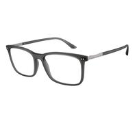 Giorgio Armani Hombre Giorgio Armani AR7122 6416 Monturas ópticas Nylon Gris Transparente Cuadrada Normal