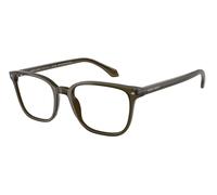 Giorgio Armani Hombre Giorgio Armani AR7265 6169 Monturas ópticas Acetato Verde Transparente Pillow Normal