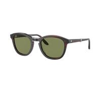 Giorgio Armani Hombre Sunglass AR8170 - Color del Marco: Marrón a Rayas, Color de la Lente: Verde botella