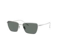 Giorgio Armani Mujer Sunglass AR6153 - Color del Marco: Plateado, Color de la Lente: Gris