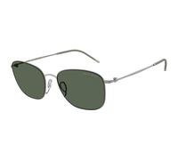 Giorgio Armani Uomo AR6168 300371 Occhiali da sole Metallo Grigio Verde Pillow Normale