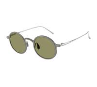 Giorgio Armani Uomo AR6173T 340614 Occhiali da sole Titanio Grigio Verde Pantos Normale
