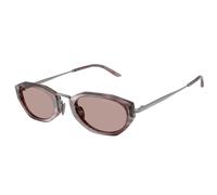 Giorgio Armani Uomo AR8242 630513 Occhiali da sole Acetato Viola Marrone Geometrica Normale