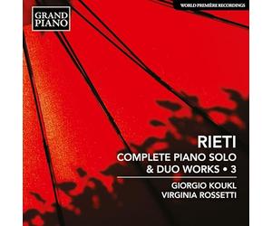 Giorgio Koukl, piano - Virginia Rossetti - Complete Piano Solo & Duo Works (Volume 3)