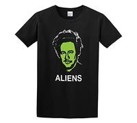 Giorgio Tsoukalos from Ancient Aliens Heathered Purple Funny History Channel Mens T-Shirt Unisex Graphic Black tee Shirt XXL