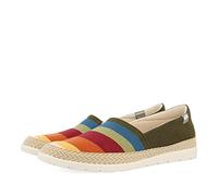 GIOSEPPO Alpargatas Caqui con Estampado DE Rayas Multicolor para Hombre Grafton