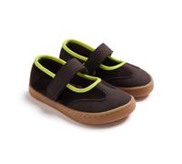 GIOSEPPO Bailarina Barefoot niña Color Marrón de Piel. Sistema Topper.Cierre Ajustable Velcro.Garantiza pisada Natural. Plantilla extraíble.Suela Fina, Flexible y Ligera. Puntera Amplia. Drop Cero.