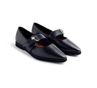 Gioseppo Bailarina de Piel Modelo ARVESON Color Negro, Talla 37