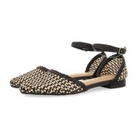 GIOSEPPO Bailarinas Bicolor DE Piel Trenzada con Cierre con Pulsera para Mujer KONISPOL