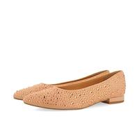 GIOSEPPO Bailarinas Color Oro Rosado con Cristales de Strass para Mujer kannus