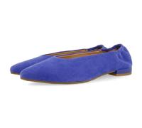GIOSEPPO Bailarinas DE Piel Color Azul con Punta Fina Y TALÓN Fruncida para Mujer GAGEAC