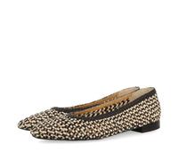 GIOSEPPO Bailarinas DE Piel Trenzadas Bicolor con Punta Fina para Mujer Atherton