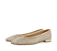 GIOSEPPO Bailarinas DE Piel Trenzadas Metalizadas con Punta Fina para Mujer Atherton