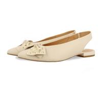 GIOSEPPO Bailarinas DESTALONADAS DE Piel Color Off-White con Detalle DE Lazo para Mujer KALLMET