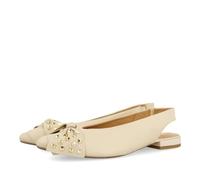 GIOSEPPO Bailarinas DESTALONADAS DE Piel Color Off-White con Detalle DE Lazo para Mujer KALLMET