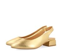 GIOSEPPO Bailarinas DESTALONADAS DE Piel EN Color Dorado para Mujer OBROVAC