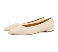 GIOSEPPO Bailarinas Off-White de Piel con Puntera Fina para Mujer trappes
