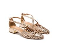 GIOSEPPO Bailarinas Piel Trenzada BRILLION