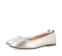 GIOSEPPO Bailarinas Plateadas de Piel para Mujer satteins