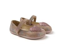 GIOSEPPO Barefoot,Modelo Hendon Bailarinas de Piel para bebé .Cierre Ajustable .Respetando el Crecimiento Natural del pie .Piso Flexible y torsionable .Drop Cero .Plantilla extraíble