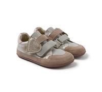 GIOSEPPO Barefoot,Modelo Renville Sneakers de Piel para niña .Cierre Ajustable .Respetando el Crecimiento Natural del pie .Piso Flexible y torsionable .Drop Cero .Plantilla extraíble