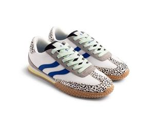 GIOSEPPO BISLIG - Zapatillas Deportivas con Estampado de Leopardo, Detalles de Color y Correa de Tobillo, Color Dálmata, Talla 36