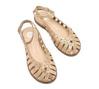 GIOSEPPO Blanchard, Sandalias Planas, Platino, 36 EU