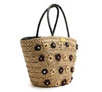 Gioseppo|Bolso tipo Capazo de mujer RYEGATE forro interior poliéster |Moda Playa Verano | Cierre cremallera y bolsillo interior| Bolso bohemio uso diario y viajes