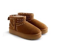 GIOSEPPO Bota australiana de piel Modelo AGDER color Cuero, talla 38