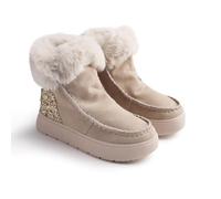 GIOSEPPO Bota australiana de piel Modelo ALPENA color Beig, talla 40