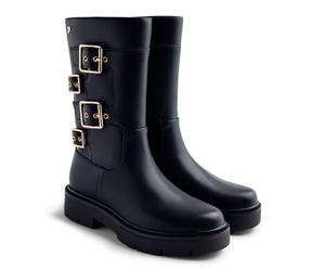 GIOSEPPO Bota biker de piel Modelo PETOSKEY color Negro, talla 37