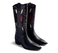 GIOSEPPO Bota cowboy de piel Modelo NISSWA color Negro, talla 38