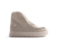 GIOSEPPO, Bota invierno Mujer tipo Australianas 92261, cuña interior, piel exterior, interior pelaje sintético, altura caña 5,5 cm, suela antideslizante, color beig, talla 40